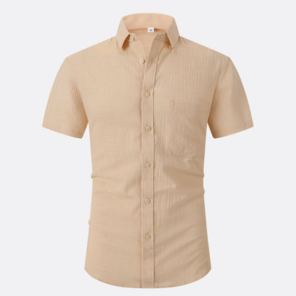 Linen Ice Sensation Lightweight Half Sleeve Shirt