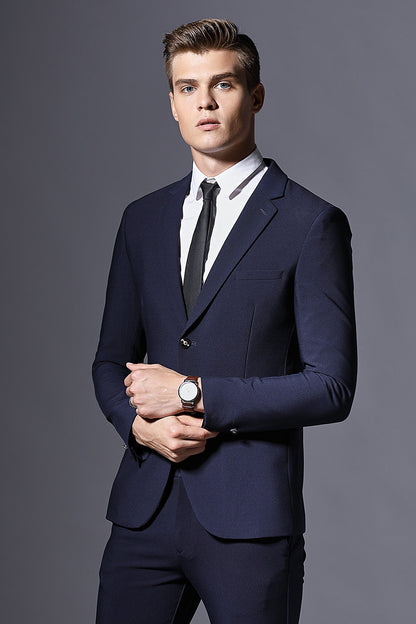 Two Piece Solid Suit