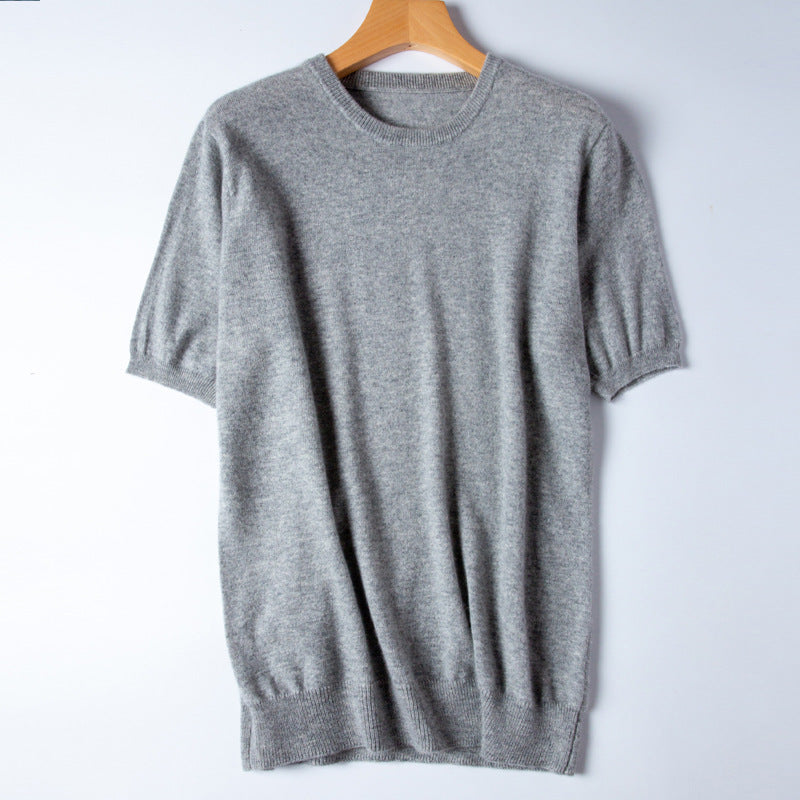 Short Sleeve Cashmere Top