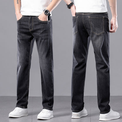 Straight Slim Stretch Pants