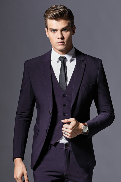 Two Piece Solid Suit