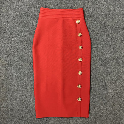 Bandage Temperament Hip Skirt