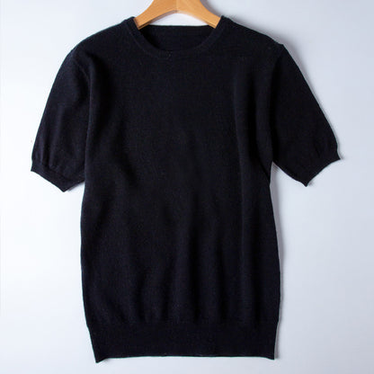 Short Sleeve Cashmere Top