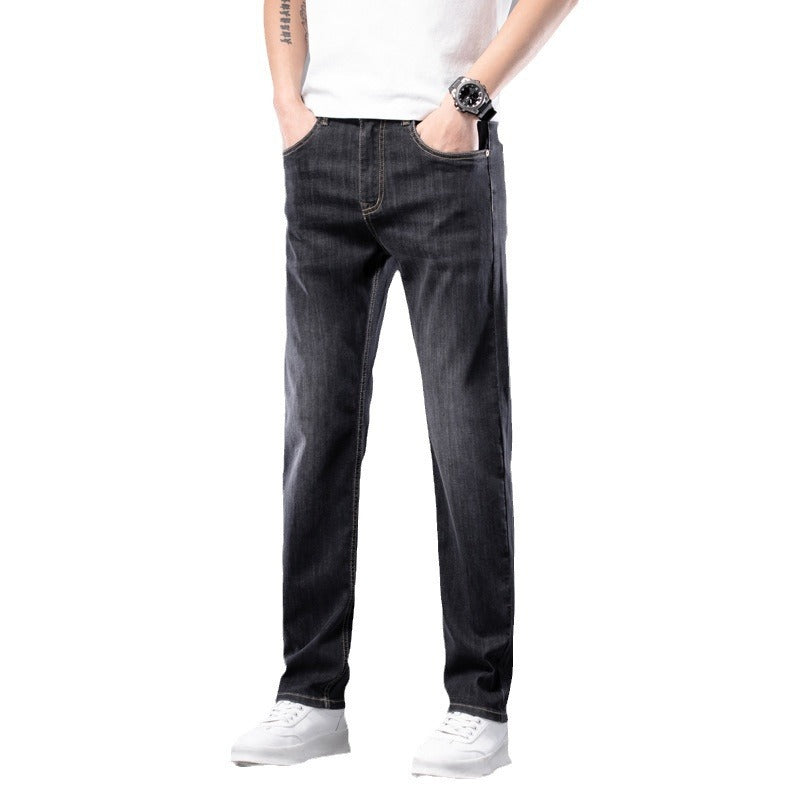 Straight Slim Stretch Pants