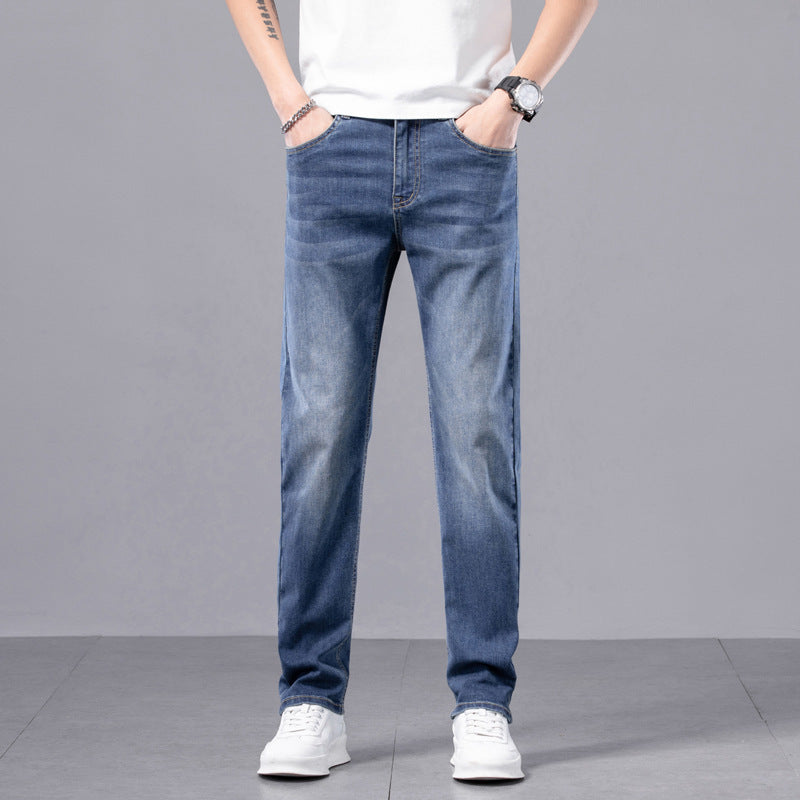 Straight Slim Stretch Pants