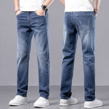 Straight Slim Stretch Pants