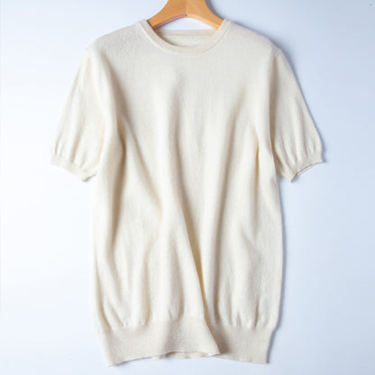 Short Sleeve Cashmere Top