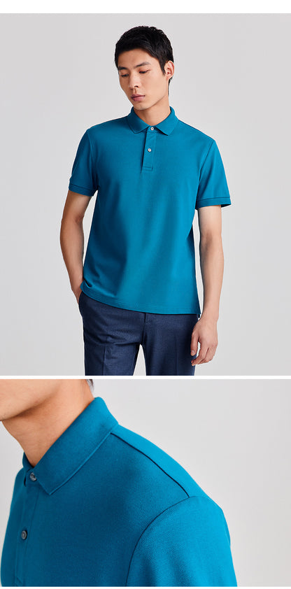 Slim Cotton Polo T-Shirt