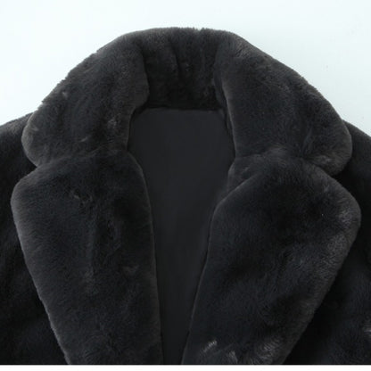 Artificial Fur Overcoat