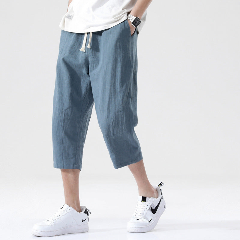 Loose Plus Size Linen Cotton Pants