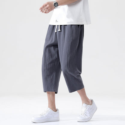 Loose Plus Size Linen Cotton Pants