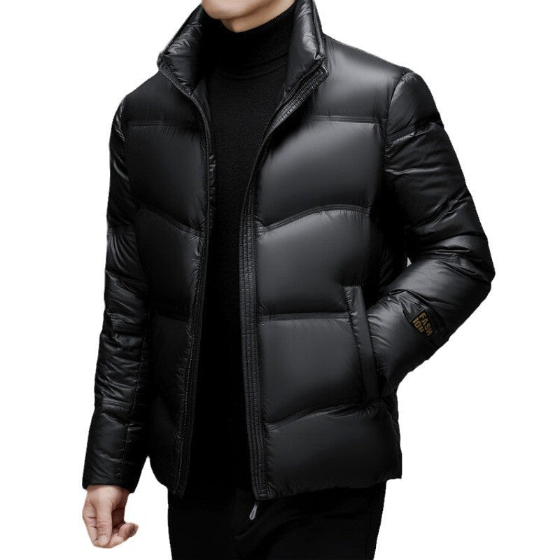 Down Stand Collar Thickened Jacket