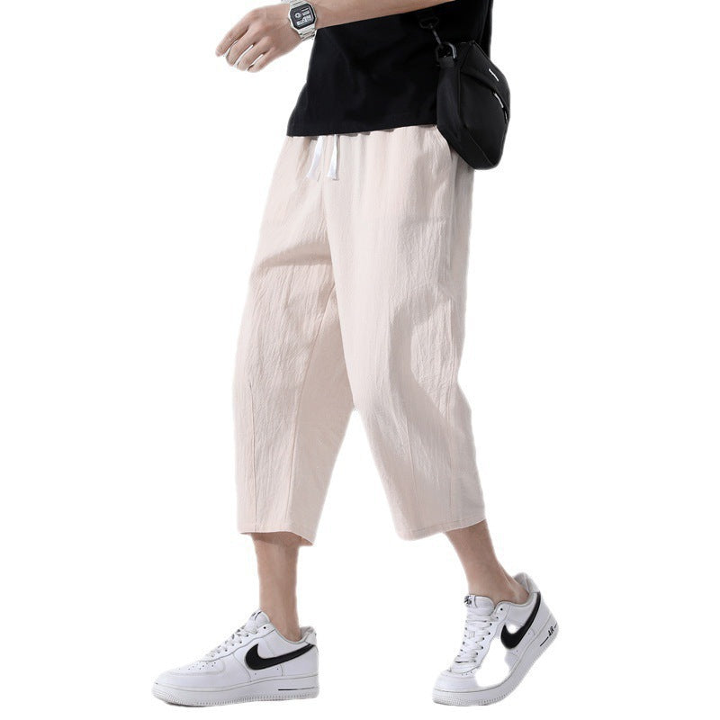 Loose Plus Size Linen Cotton Pants