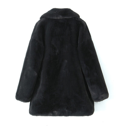 Artificial Fur Overcoat