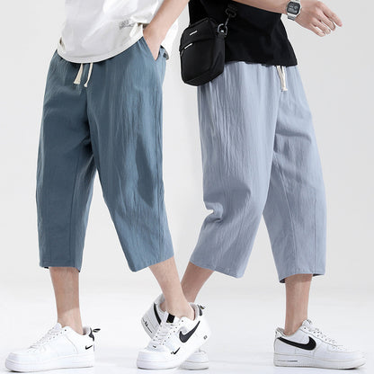 Loose Plus Size Linen Cotton Pants