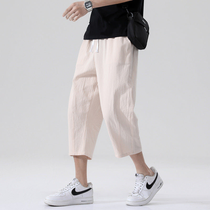 Loose Plus Size Linen Cotton Pants