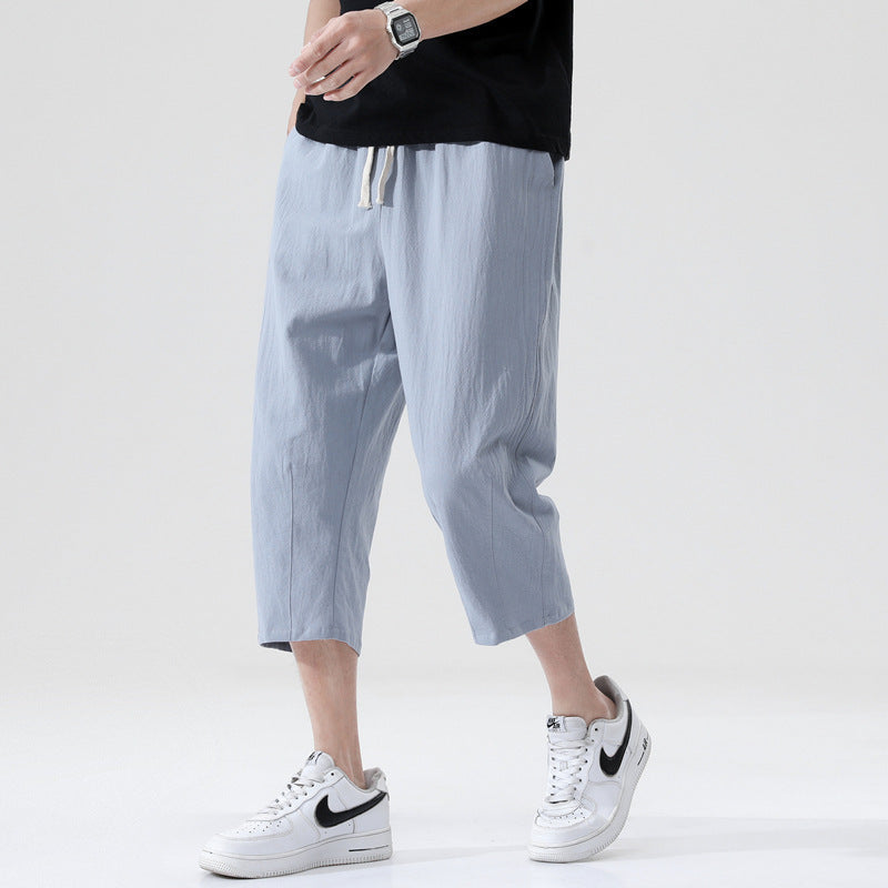 Loose Plus Size Linen Cotton Pants