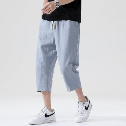 Loose Plus Size Linen Cotton Pants