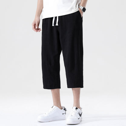 Loose Plus Size Linen Cotton Pants