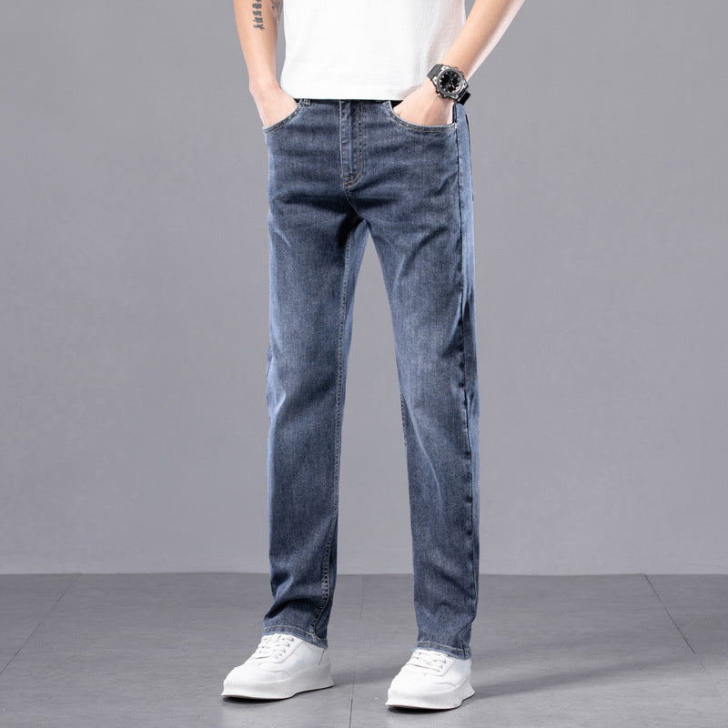 Straight Slim Stretch Pants