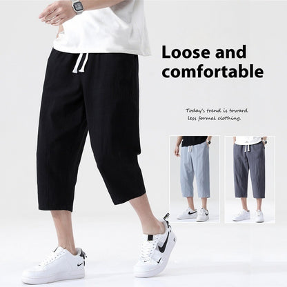 Loose Plus Size Linen Cotton Pants