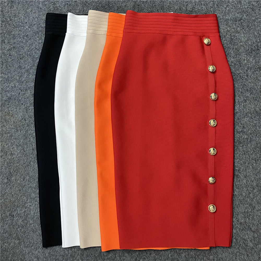 Bandage Temperament Hip Skirt