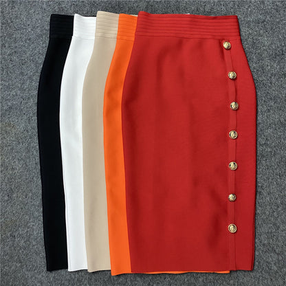 Bandage Temperament Hip Skirt