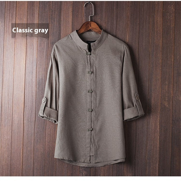 Premium Linen Vintage Shirt