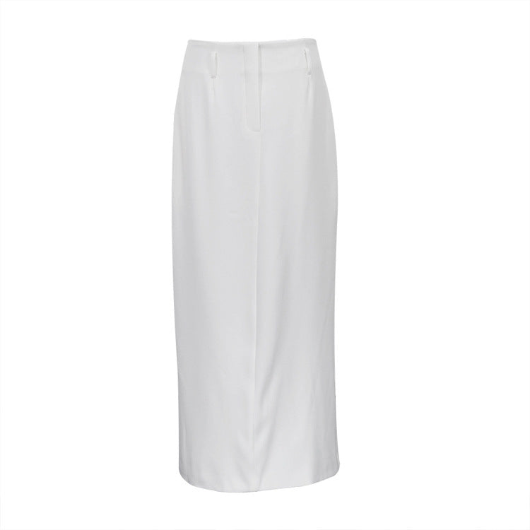 Small White Low Waist Skirt