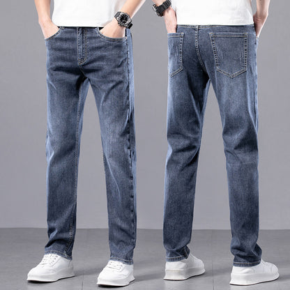 Straight Slim Stretch Pants